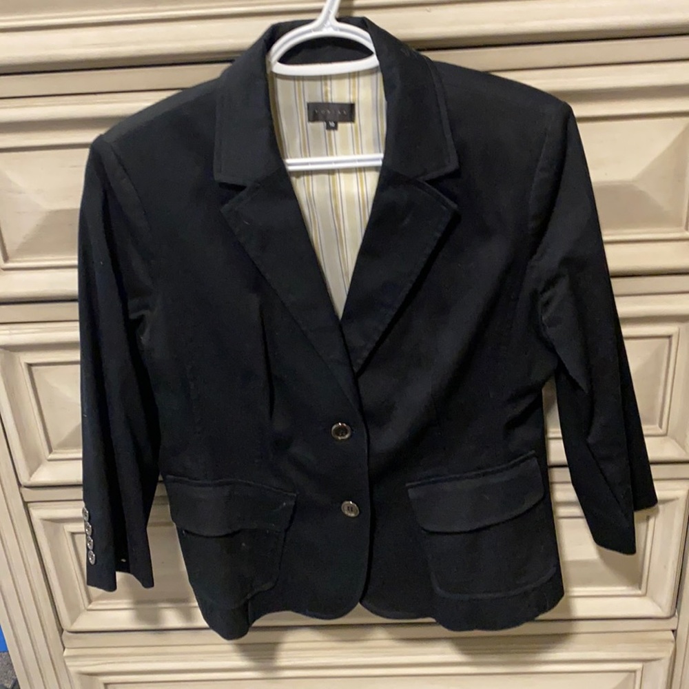 Tobias Black Blazer - lined